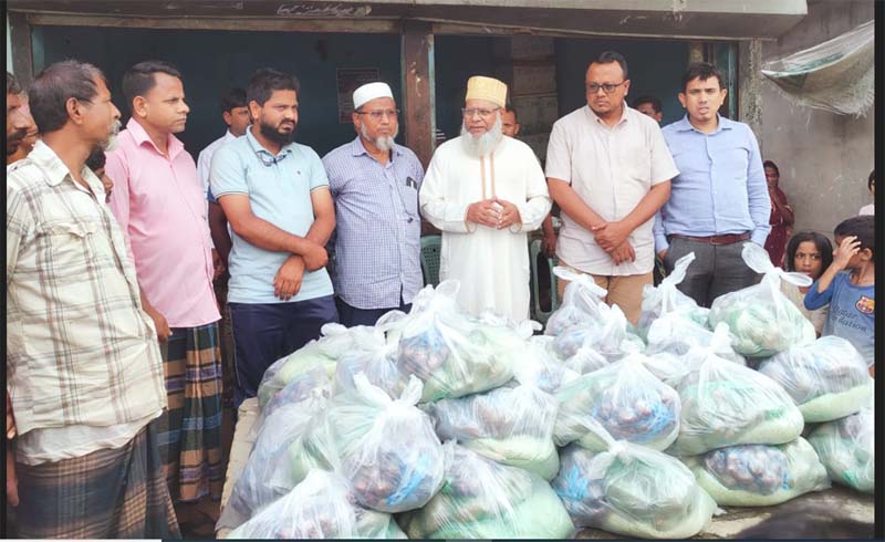 ভাদেশ্বরে ইবনে সিনা হাসপাতালের খাদ্য সামগ্রী প্রদান