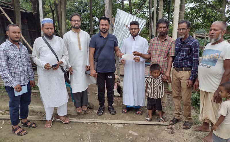 বন্যায় ক্ষতিগ্রস্থদের গৃহ নির্মাণ কার্যক্রম শুরু করলো ওয়ান পাউন্ড হসপিটাল