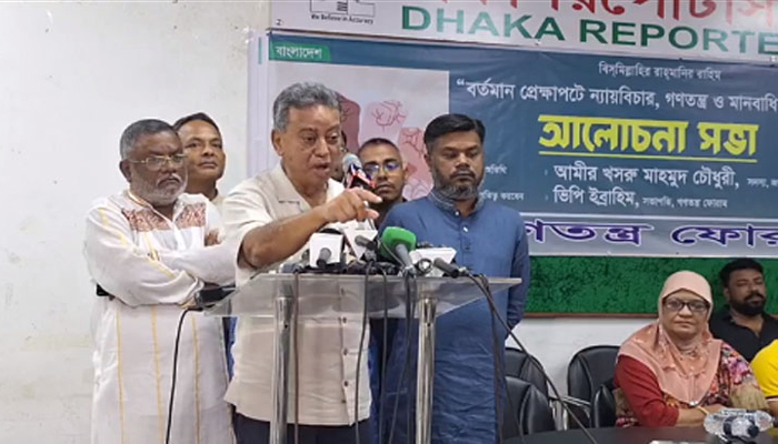 তফসিল ঘোষণা করলেই কি নির্বাচন হবে- আমীর খসরু