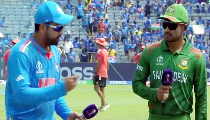 ভারতের বিপক্ষে টস জিতে ব্যাটিংয়ে বাংলাদেশ