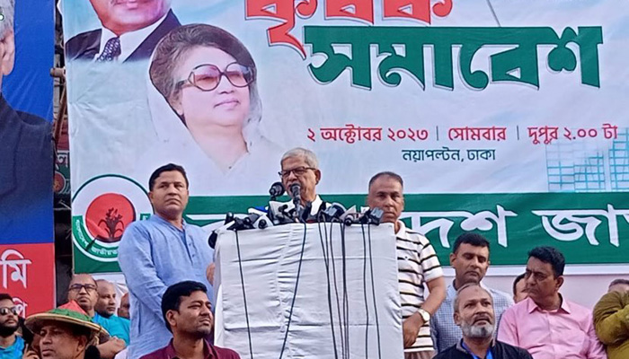 সরকার খালেদা জিয়াকে হত্যা করতে চায় : মির্জা ফখরুল