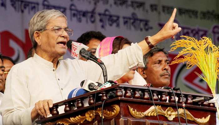 মির্জা ফখরুল আটক