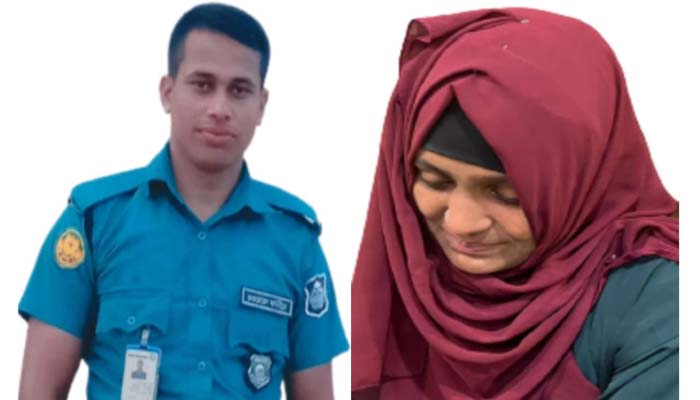 গোয়াইনঘাটে পুলিশ সদস্যের বাড়িতে ছাত্রীর অনশন
