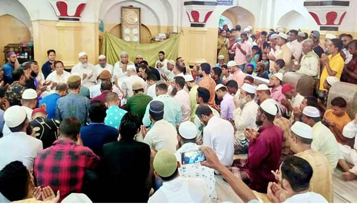 খালেদা জিয়ার সুস্থতা কামনায় যুক্তরাজ্য যুবদলের উদ্যোগে সিলেটে দোয়া মাহফিল