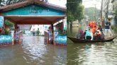 ভারি বর্ষণে ভাসছে রাজশাহী নগরী