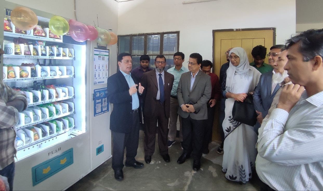 সিলেটে প্রথমবারের মত শাবিপ্রবিতে ক্যাশলেস সুবিধা