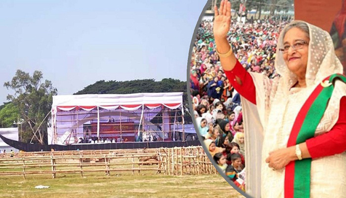 সিলেটে শেখ হাসিনার জনসভা কাল