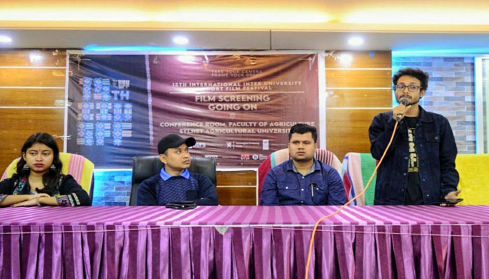 সিকৃবিতে আন্তঃবিশ্ববিদ্যালয় স্বল্পদৈর্ঘ্য চলচ্চিত্র উৎসবের স্ক্রিনিং সম্পন্ন