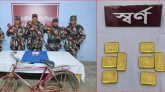 সাতক্ষীরা সীমা‌ন্তে ৮টি স্ব‌র্ণের বার জব্দ