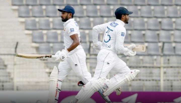 ধনাঞ্জয়া-মেন্ডিসের শতক; ৩ উইকেট খুইয়ে চাপে বাংলাদেশ!