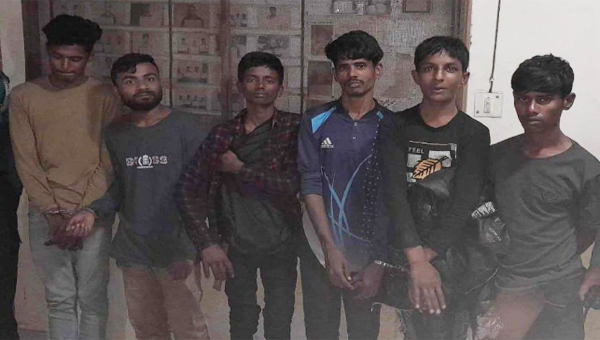 সিলেটে পুলিশের হাতে ৬ ছিনতাইকারী আটক