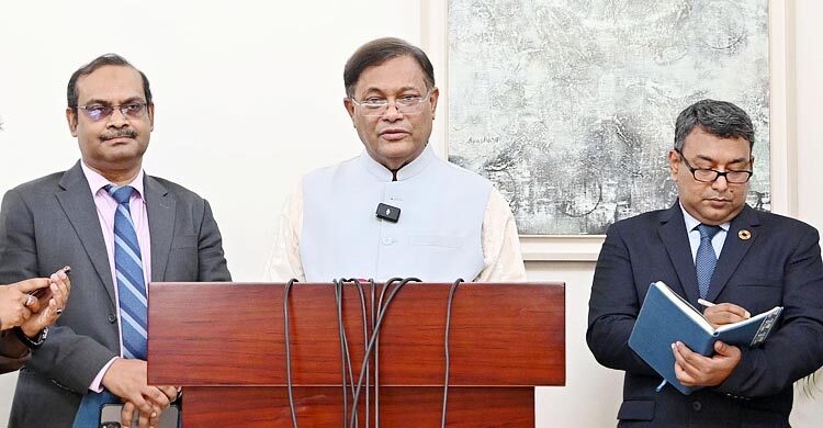 মানুষের মধ্যে কোনো হাহাকার নেই: পররাষ্ট্রমন্ত্রী