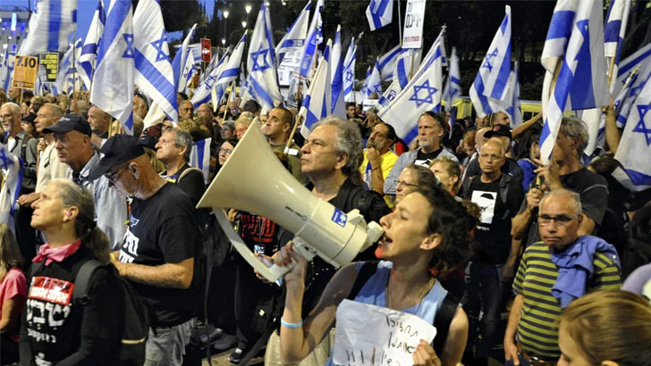 ইসরাইলজুড়ে নেতানিয়াহুর পদত্যাগ দাবি