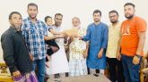 যুবদল নেতা জিলুর পরিবারকে ঈদ উপহার প্রদান