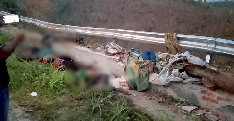 রাঙ্গামাটিতে ট্রাক খাদে পড়ে ৬ শ্রমিক নিহত