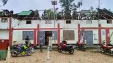 কালবৈশাখী ঝড়ে উড়ে গেলো বড়লেখা পৌরসভার চাল