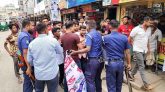 মৌলভীবাজারে ছাত্রদলের বিক্ষোভ মিছিলে পুলিশের বাধা
