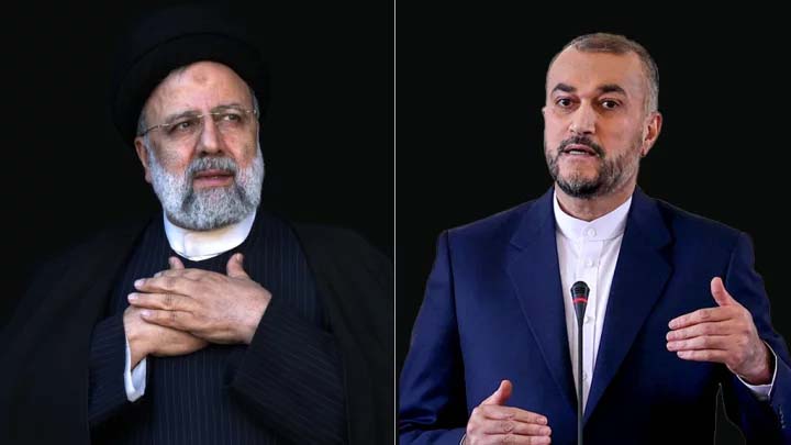 হেলিকপ্টার দুর্ঘটনায়  ইরানের প্রেসিডেন্ট ও পররাষ্ট্রমন্ত্রী নিহত