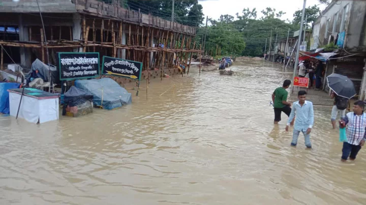 সিলেটে আবারও বন্যার শঙ্কা