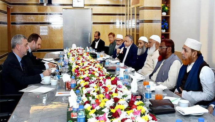 আমিরে জামায়াতের সঙ্গে ইইউ রাষ্ট্রদূতের সৌজন্য সাক্ষাৎ