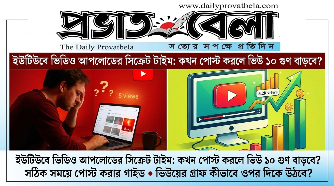 ইউটিউবে ভিডিও আপলোডের সিক্রেট টাইম