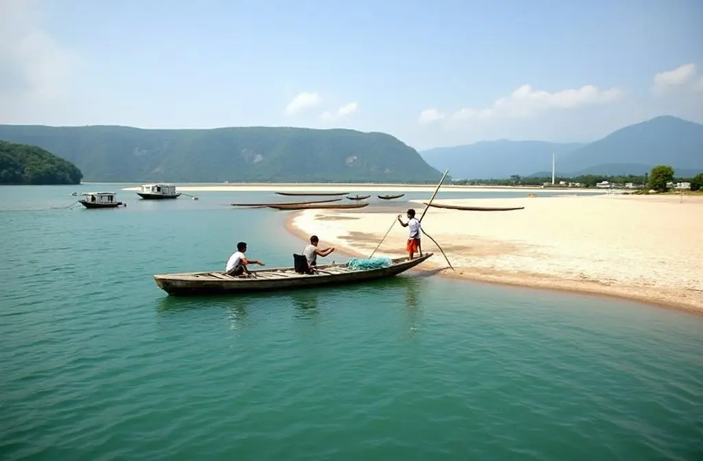 যাদুকাটায় বালু উত্তোলন