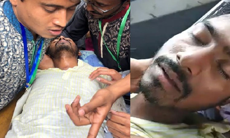 ভিপি প্রার্থী নুরের ওপর হামলা