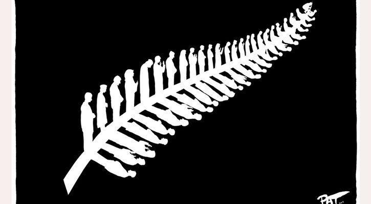 নিউজিল্যান্ডের জাতীয় প্রতীকে মুসল্লি